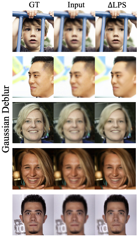 Deblurring results